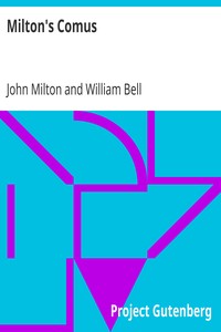 Book cover of "Milton's Comus"