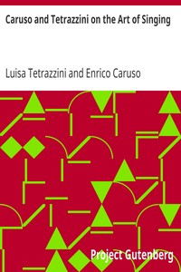 Book cover of "Caruso and Tetrazzini on the Art of Singing"