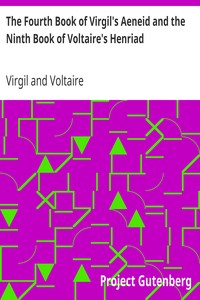 Book cover of "The Fourth Book of Virgil's Aeneid and the Ninth Book of Voltaire's Henriad"