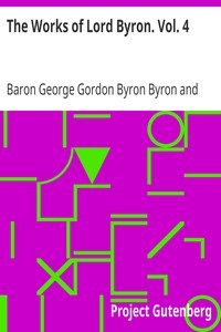 Book cover of "The Works of Lord Byron. Vol. 4"