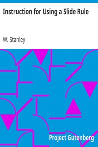 Book cover of "Instruction for Using a Slide Rule"