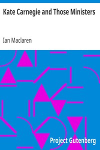 Book cover of "Kate Carnegie and Those Ministers"