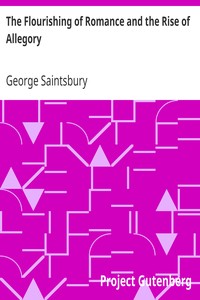Book cover of "The Flourishing of Romance and the Rise of Allegory - (Periods of European Literature, vol. II)"