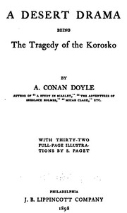 Book cover of "A desert drama : $b being the tragedy of the "Korosko""