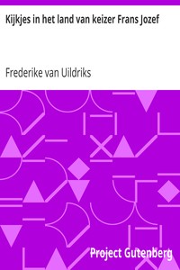 Book cover of "Kijkjes in het land van keizer Frans Jozef - De Aarde en haar Volken, 1908"