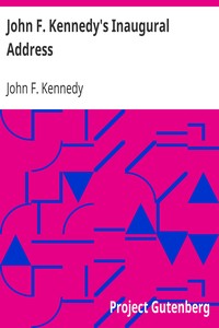 Book cover of "John F. Kennedy's Inaugural Address"