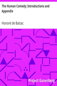 Book cover of "The Human Comedy: Introductions and Appendix"