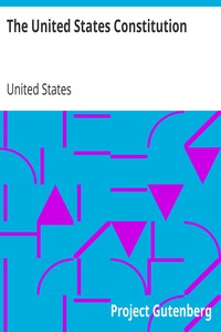 Book cover of "The United States Constitution"