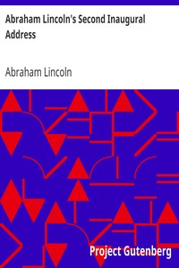 Book cover of "Abraham Lincoln's Second Inaugural Address"