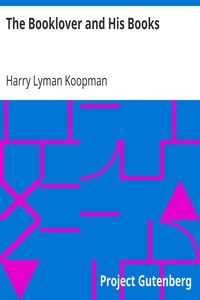 Book cover of "The Booklover and His Books"