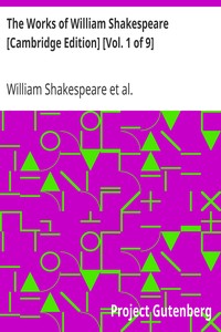 Book cover of "The Works of William Shakespeare [Cambridge Edition] [Vol. 1 of 9] - Introduction and Publisher's Advertising"