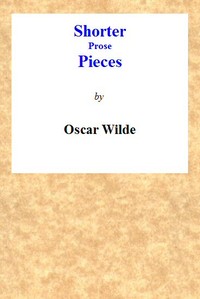 Book cover of "Shorter Prose Pieces"