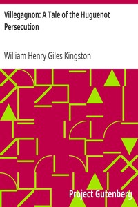 Book cover of "Villegagnon: A Tale of the Huguenot Persecution"