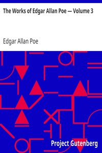 Book cover of "The Works of Edgar Allan Poe — Volume 3"