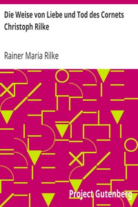 Book cover of "Die Weise von Liebe und Tod des Cornets Christoph Rilke"