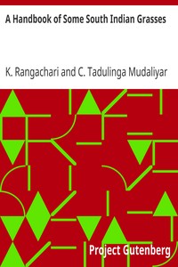 Book cover of "A Handbook of Some South Indian Grasses"
