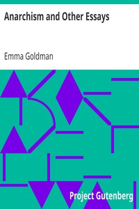 Book cover of "Anarchism and Other Essays"