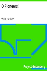 Book cover of "O Pioneers!"