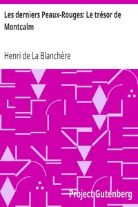 Book cover of "Les derniers Peaux-Rouges: Le trésor de Montcalm"