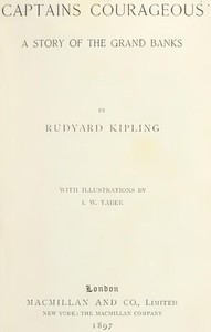Book cover of ""Captains Courageous": A Story of the Grand Banks"