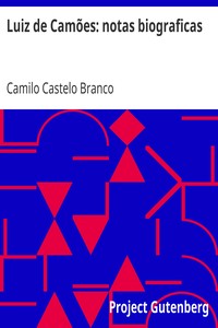 Book cover of "Luiz de Camões: notas biograficas - Prefacio da setima edição do Camões de Garrett"