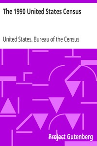 Book cover of "The 1990 United States Census"
