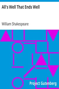 Book cover of "All's Well That Ends Well"