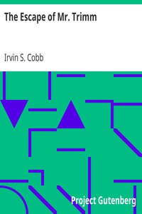 Book cover of "The Escape of Mr. Trimm - His Plight and other Plights"