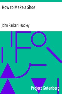 Book cover of "How to Make a Shoe"