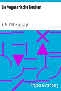 Book cover of "De Vegetarische Keuken - Kookboek van den Nederlandschen Vegetariërsbond"