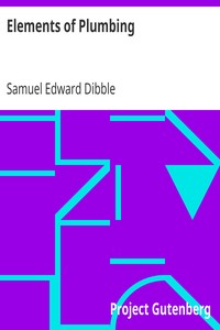 Book cover of "Elements of Plumbing"