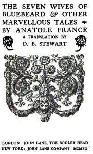 Book cover of "The Seven Wives of Bluebeard - 1920"