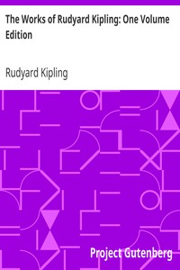 Book cover of "The Works of Rudyard Kipling: One Volume Edition"