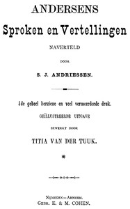 Book cover of "Andersens Sproken en vertellingen - Morgenrood"