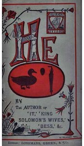 Book cover of "He"