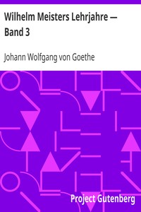 Book cover of "Wilhelm Meisters Lehrjahre — Band 3"