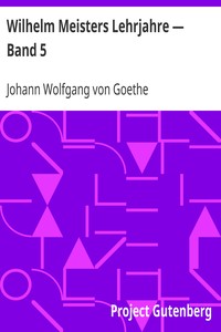Book cover of "Wilhelm Meisters Lehrjahre — Band 5"