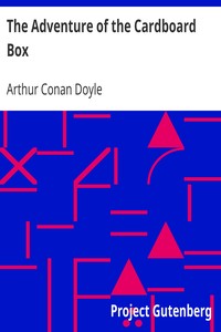 Book cover of "The Adventure of the Cardboard Box"
