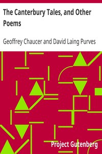 Book cover of "The Canterbury Tales, and Other Poems"