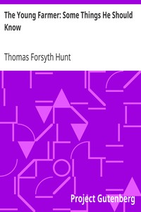 Book cover of "The Young Farmer: Some Things He Should Know"
