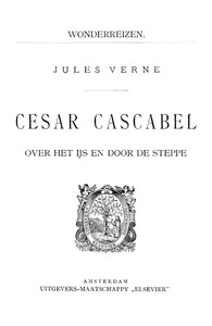 Book cover of "Cesar Cascabel, Deel 2 - Over het IJs en door de Steppe"