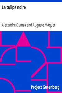 Book cover of "La tulipe noire"