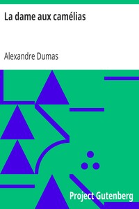 Book cover of "La dame aux camélias"