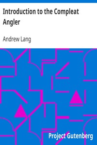 Book cover of "Introduction to the Compleat Angler"