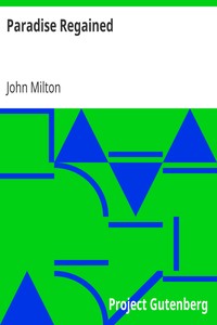 Book cover of "Paradise Regained"