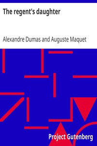 Book cover of "The regent's daughter"