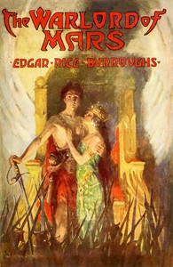 Book cover of "The warlord of Mars"
