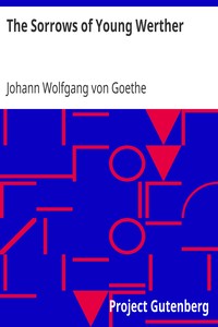 Book cover of "The Sorrows of Young Werther"