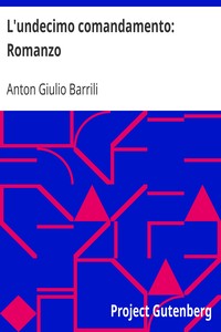 Book cover of "L'undecimo comandamento: Romanzo"