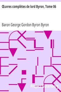 Book cover of "Œuvres complètes de lord Byron, Tome 06 - comprenant ses mémoires publiés par Thomas Moore"
